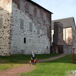 Tomas and Dexter at the Castle of Kastelholm