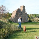 Dexter and Tomas at the fortress of Bomarsund