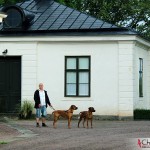 Tomas, Dexter and Argos at the Castle of Stjernsund