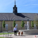 Tomas, Argos & Koya in Christiansfeld, Denmark