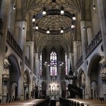 View down the nave towards the altar